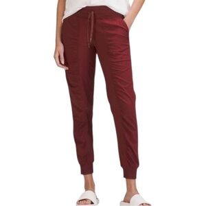 Lululemon Dance Studio Mid-Rise Jogger, Red Merlot size 2